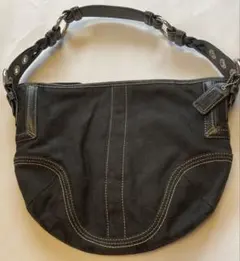 COACH シグネチャー ショルダーバッグ ブラック