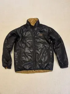 FIRST DOWN Mサイズ ダウンジャケット 黒/茶