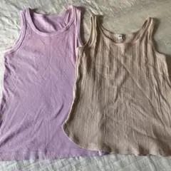 ユニクロ　タンクトップ　MとL