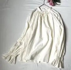 ジャーナルスタンダードレリューム コットンブラウス キャンディスリーブ F