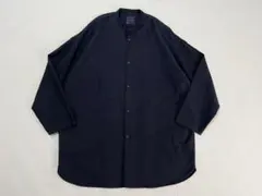 MUJI Labo 洗いざらしオックス ミドル丈オーバーシャツ S-M