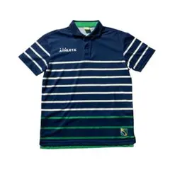 美品 ATHLETA ポロシャツ アスレタ サッカーシャツ 練習着 Lのサムネイル