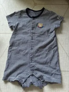 mikihouse ボーダー ロンパース 70cm