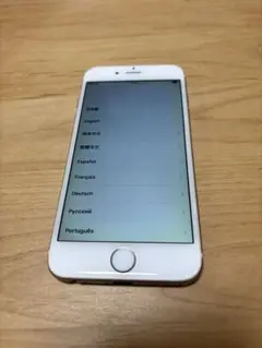 iPhone6 64GB ゴールド バッテリー96% 角割れあり 動作OK