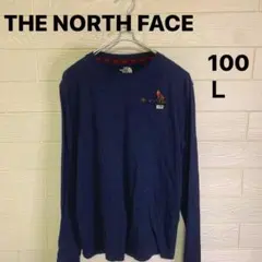 ノースフェイス 100 Ｌ　長袖Tシャツ ロンT アウトドア　キャンプ　ヨガ