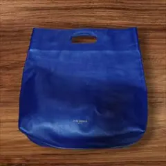 J & M DAVIDSON ブルー　レザー トートバッグ