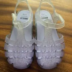 BREEZE クリアグリッター サンダル 17cm