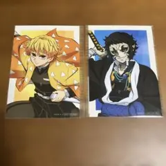 鬼滅の刃　アニプレックスオンラインくじ　ランダムブロマイド　我妻善逸　獪岳