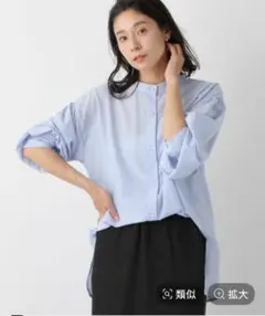 2wayピンタックブラウス