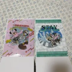 ディズニー MICKEY & FRIENDS miniクリアファイル　セット新品