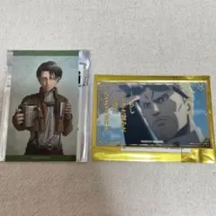 進撃の巨人　リヴァイ　記憶への進撃　ビジュアルシート memoryくじ ライナー