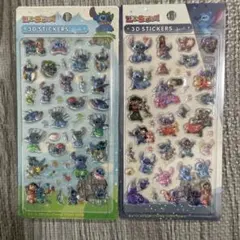 スティッチ 3Dステッカー 2シートセット