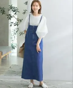 未使用　タグ　アーバンリサーチロッソ　Wrangler×ロッソサロペットスカート