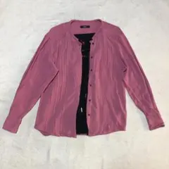 【匿名配送】DIESEL ディーゼル 異素材組み合わせ 長袖シャツ y2k XS