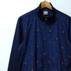 PUMA メンズ ネイビー シェル柄 ジャケット ジャージ XL