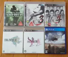 PS3 専用ソフト まとめ売り 6枚【中古品】