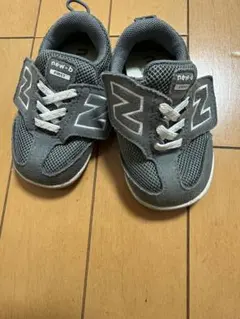 New Balance new-b FIRST ベビーシューズ グレー