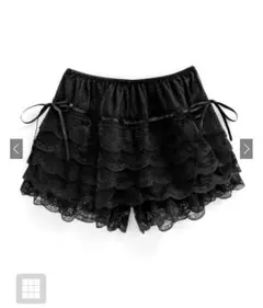 GRLレースリボンペチコートショートパンツask127
