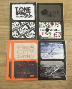 SixTONES ツアーステッカー 5点セット