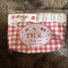 サンリオキャラクター ポーチ 赤