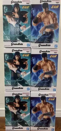 北斗の拳 Grandista ケンシロウ レイ フィギュア 6体セットのサムネイル