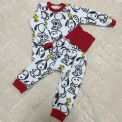 PEANUTS スヌーピー柄 ベビーパジャマ 90