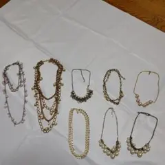 パール風　ネックレス 　まとめ売り