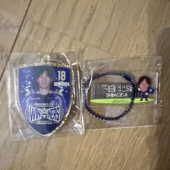 町田ゼルビア　下田 北斗 天皇杯 優勝記念 ラメ入りキーホルダー