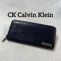 CK Calvin Klein タットII サフィアーノ ラウンドジップ長財布のサムネイル