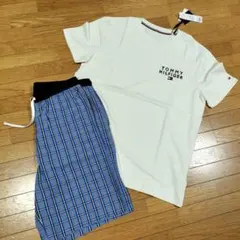 新品】トミーヒルフィガー 新生活 3点セット Tシャツ ハーフパンツ