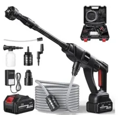 高圧洗浄機 コードレス 充電式　20000mAh 8MPa 噴射距離10M