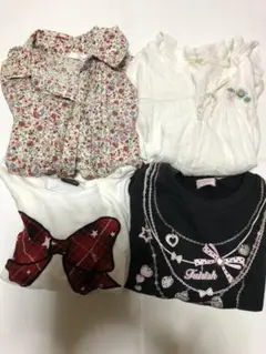 女の子用　長袖4点セット　120