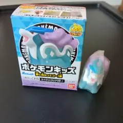 ポケモン指人形　スイクン　クリア未使用　キッズ　ソフビ　フィギア