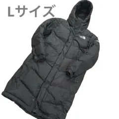 THE NORTH FACE ブラック ロングダウンジャケット ベンチコート