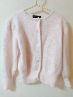 カーディガン ピンク