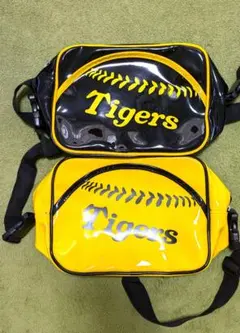 阪神タイガース　エナメルショルダーバッグ　未使用品 美品 グッズ