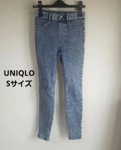 UNIQLO ストレッチ　レギンススキニーデニムパンツ S ライトブルー