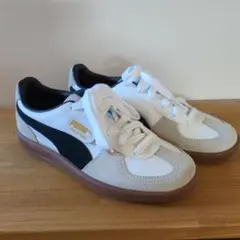 PUMA Palermo ホワイト/ブラック スニーカー　23センチ
