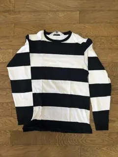 GOODENOUGHグッドイナフ1990年代初期 バックGボーダーロンT赤×黒M GOODENOUGHグッドイナフ1990年代初期 バックGボーダーロンT赤×黒