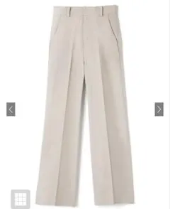 GRL センタープレスストレートパンツ[ai07] ホワイト M