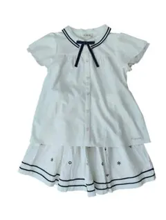 ポンポネットジュニア　ブラウス　スカート　セット　150