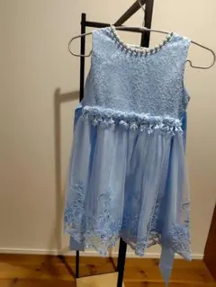 発表会　子どもドレス　水色　120cm