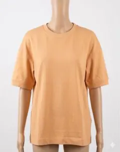 ZARA クルーネック Tシャツ 半袖 オレンジ