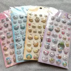 ちいかわ 3Dシール ぷくぷく 4枚セット
