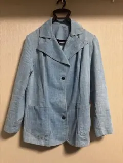 ライトブルー ダブルブレストジャケット