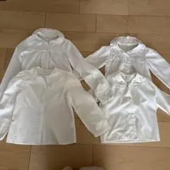 女児ブラウス4枚セット120㎝、130㎝、140㎝