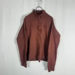 The North face アウトドア ニット プルオーバー ハーフジップXL