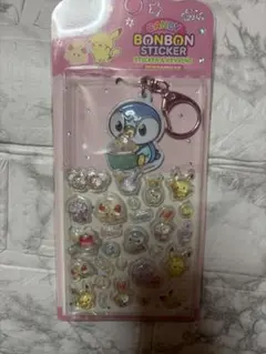 韓国　ポケモン　シール　ステッカー　ポッチャマ　キーホルダー付き　ピチューのサムネイル