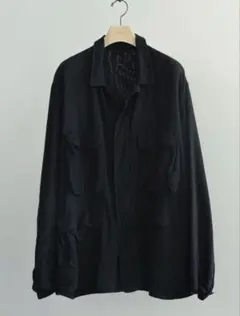 COMOLI シルクコットンB.D.Uジャケット サイズ1FADE BLACKのサムネイル