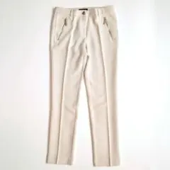 PINKO スラックス 金ボタン クロップド丈 カジュアル M